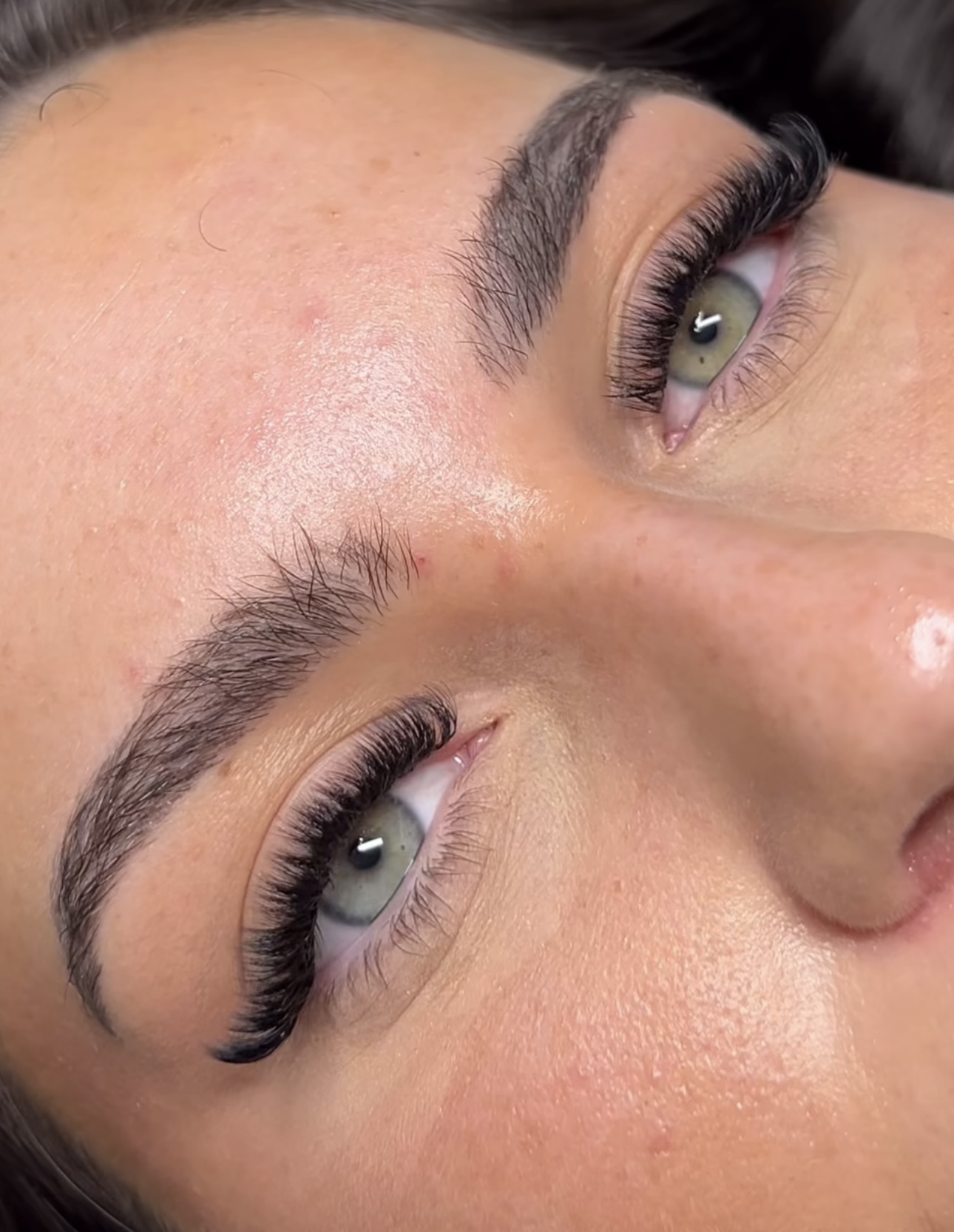 Volume lash extensions at Maison Montclair