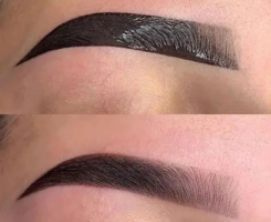 Henna brow at Maison Montclair