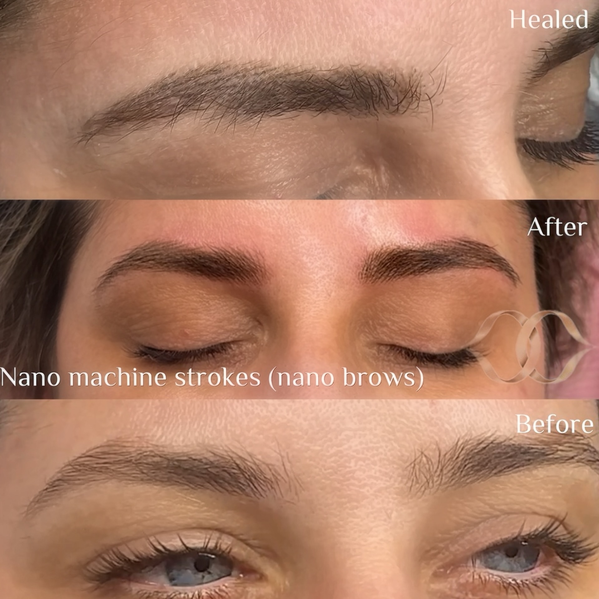 Best Nano Machine Strokes (Nano brows) Healed Results Maison Montclair